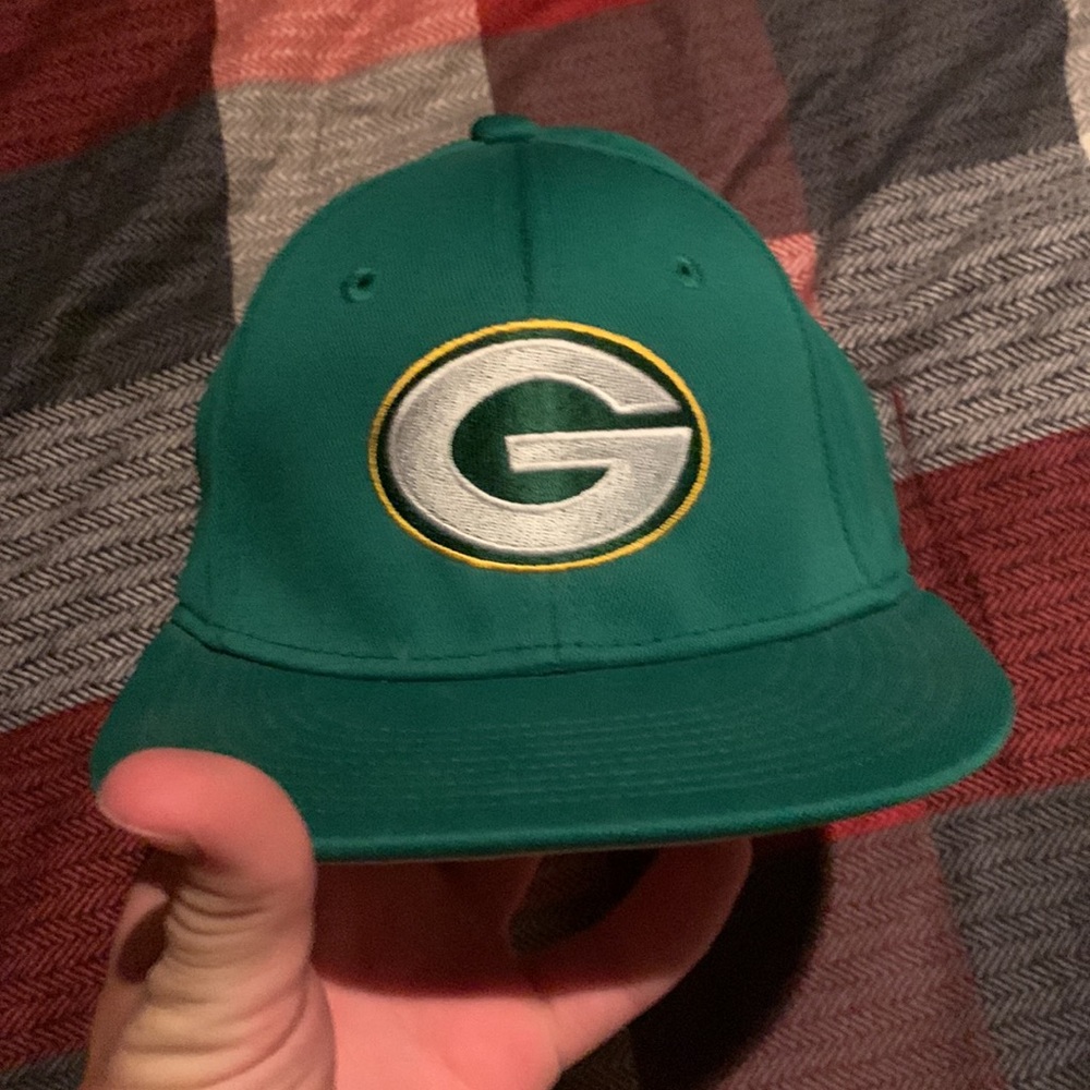 Green Bay Packers NFL Semi-Flat brim cap/hat - Picture 2 of 3